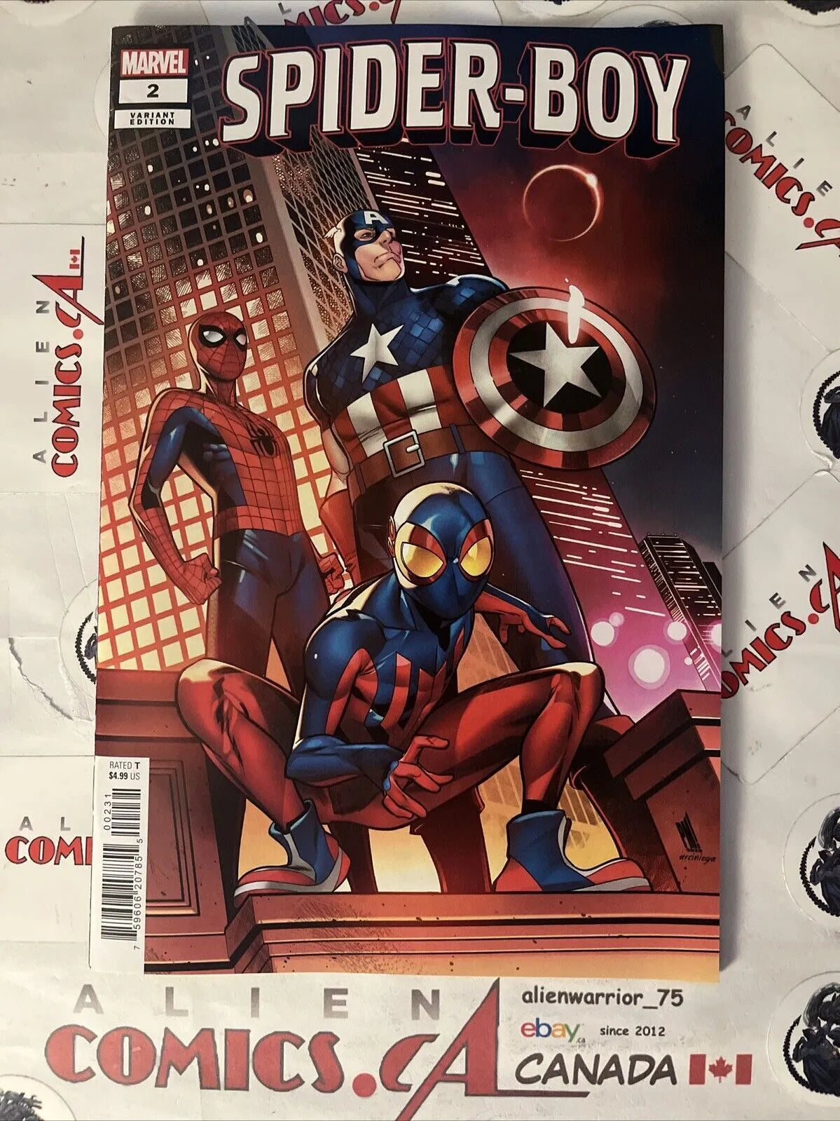 Spider-boy (#2M Marvel 2024 Medina Homage Variant NM)