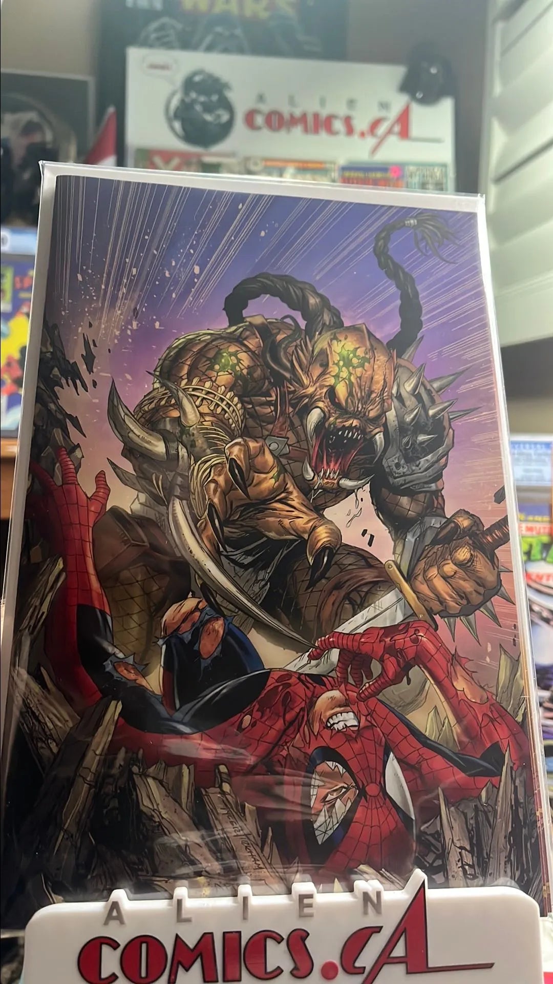 PREDATOR vs. Spider-man (#1V Tyler Kirkham Exclusive ASM 316 Homage Virgin Variant Limited to 1500 C)