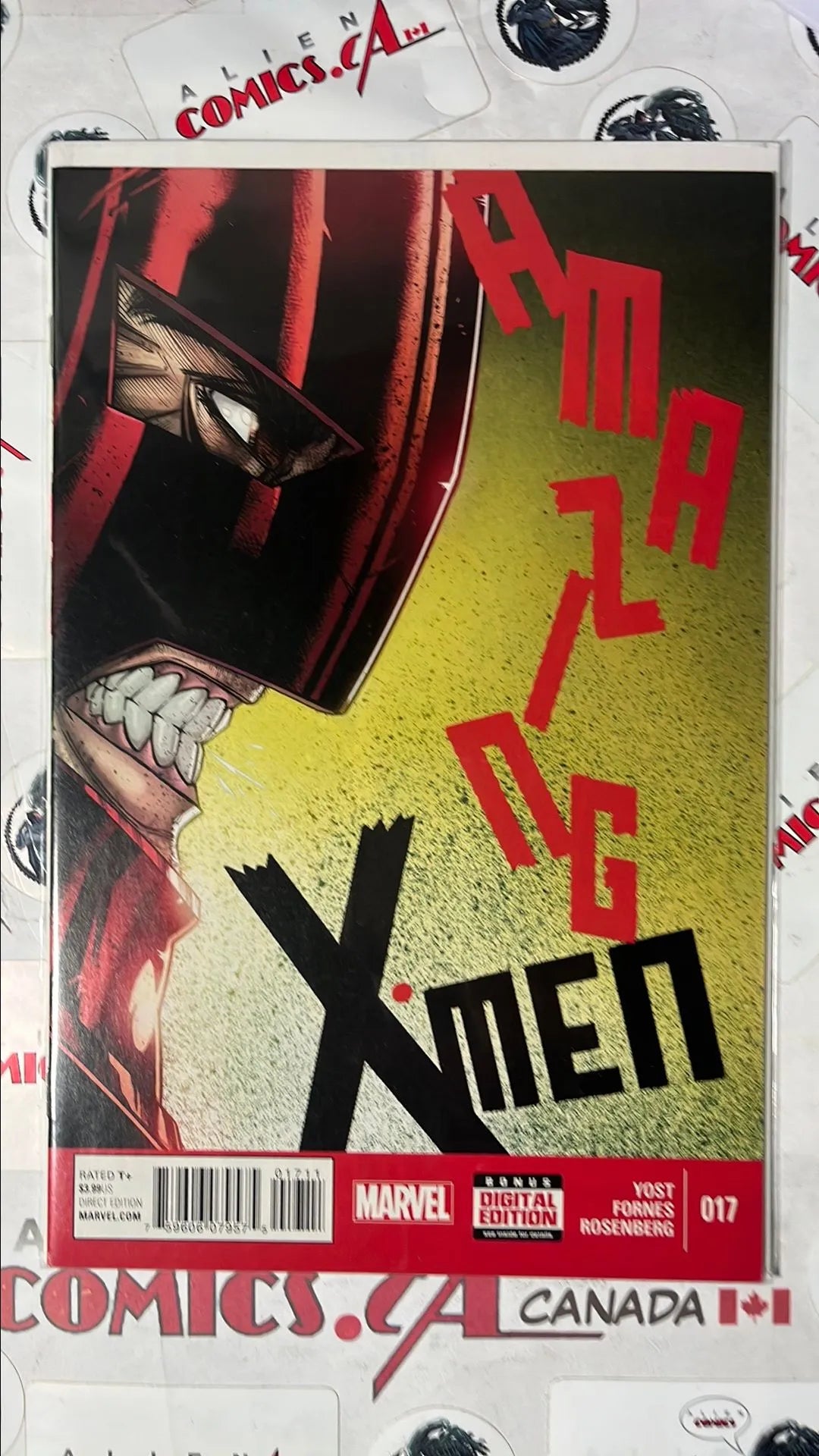 Amazing X-men (#17 Marvel 2015 Juggernaut Close-up NM)