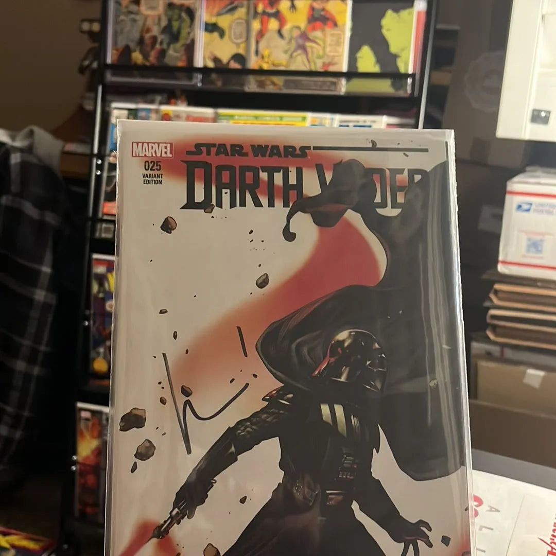 Darth Vader (#25S Marvel 2015 Signed No COA NM)