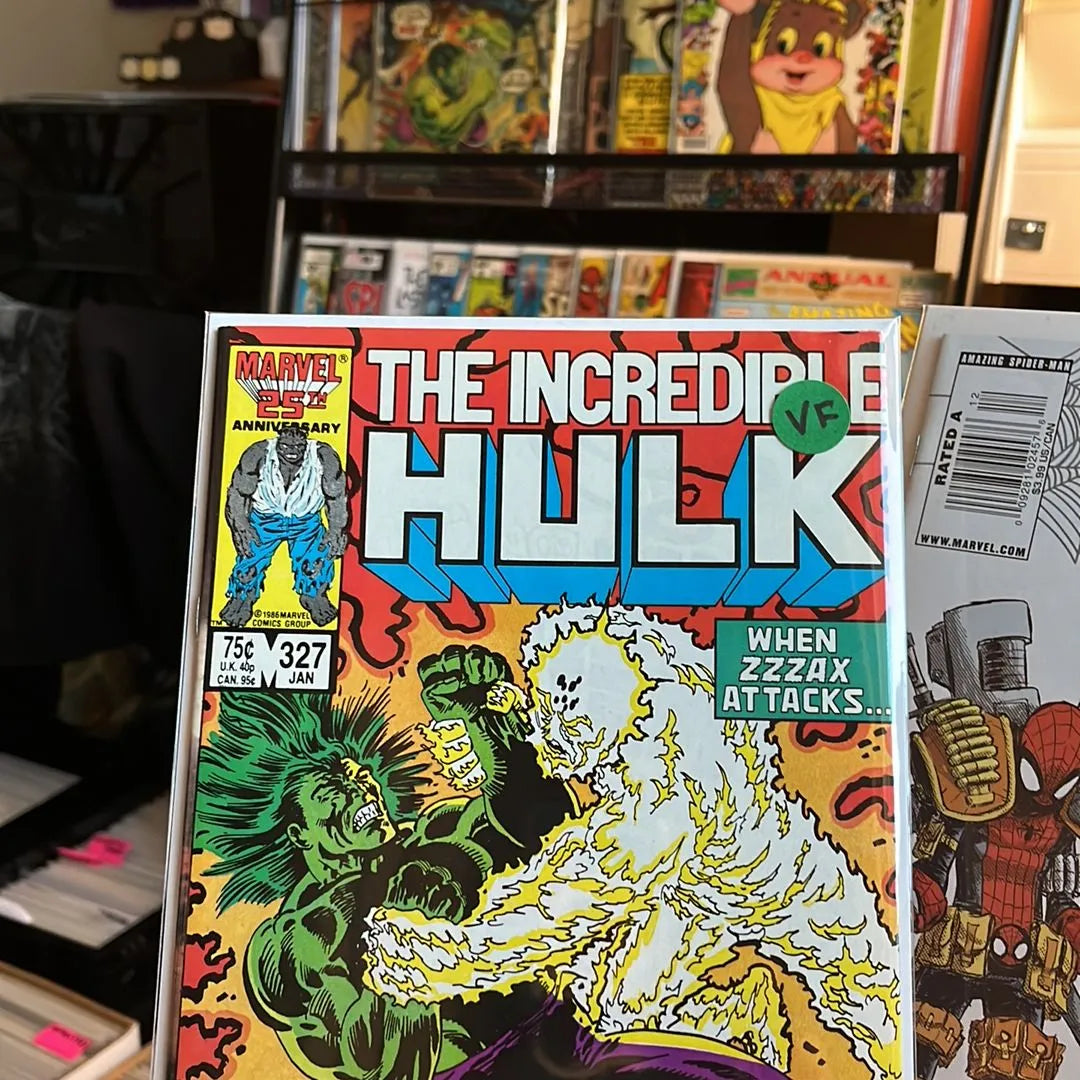 Incredible Hulk (#327 Direct Edition When ZZZAX Attacks VF)
