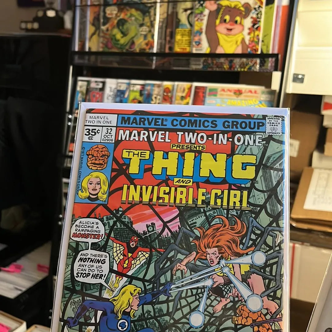 Marvel Two-In-One (#32 35¢ price variant The Thing and Invisible Girl HTF FN/VF)