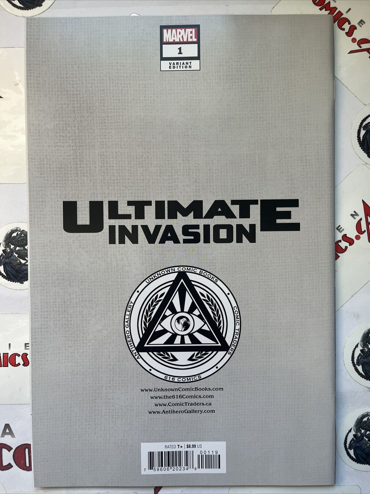 ULTIMATE INVASION 1 Davide Paratore Trade Dress Variant Marvel 2023 HIGH GRADE