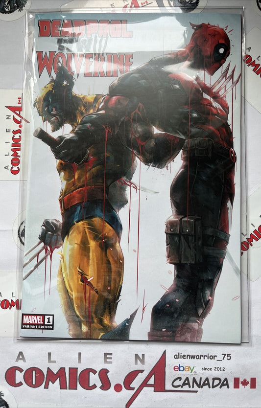 Deadpool & Wolverine WWIII 1 Trinity Comics Exclusive Tao Variant HTF HIGH GRADE