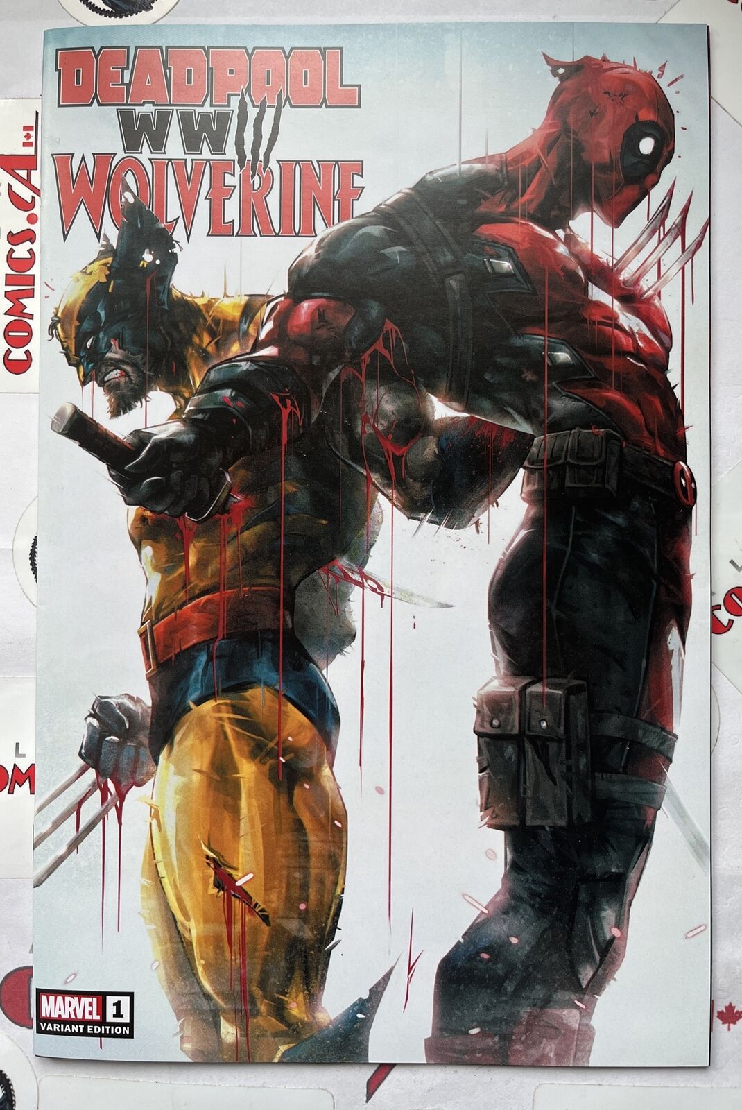 Deadpool & Wolverine WWIII 1 Trinity Comics Exclusive Tao Variant HTF HIGH GRADE