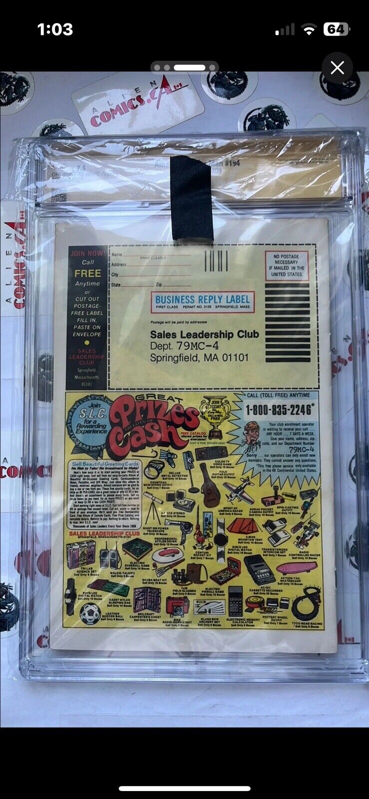 AMAZING SPIDER-MAN 194 Mfg. Yellow Bar ERROR CGC 7.5 SS Signed Marv Wolfman RARE