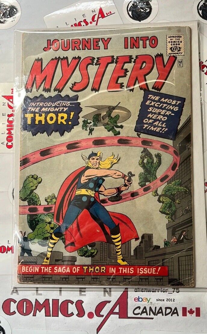 JOURNEY INTO MYSTERY 83 Golden Record REPRINT 1st app. Thor & PSA 10 GM Card š