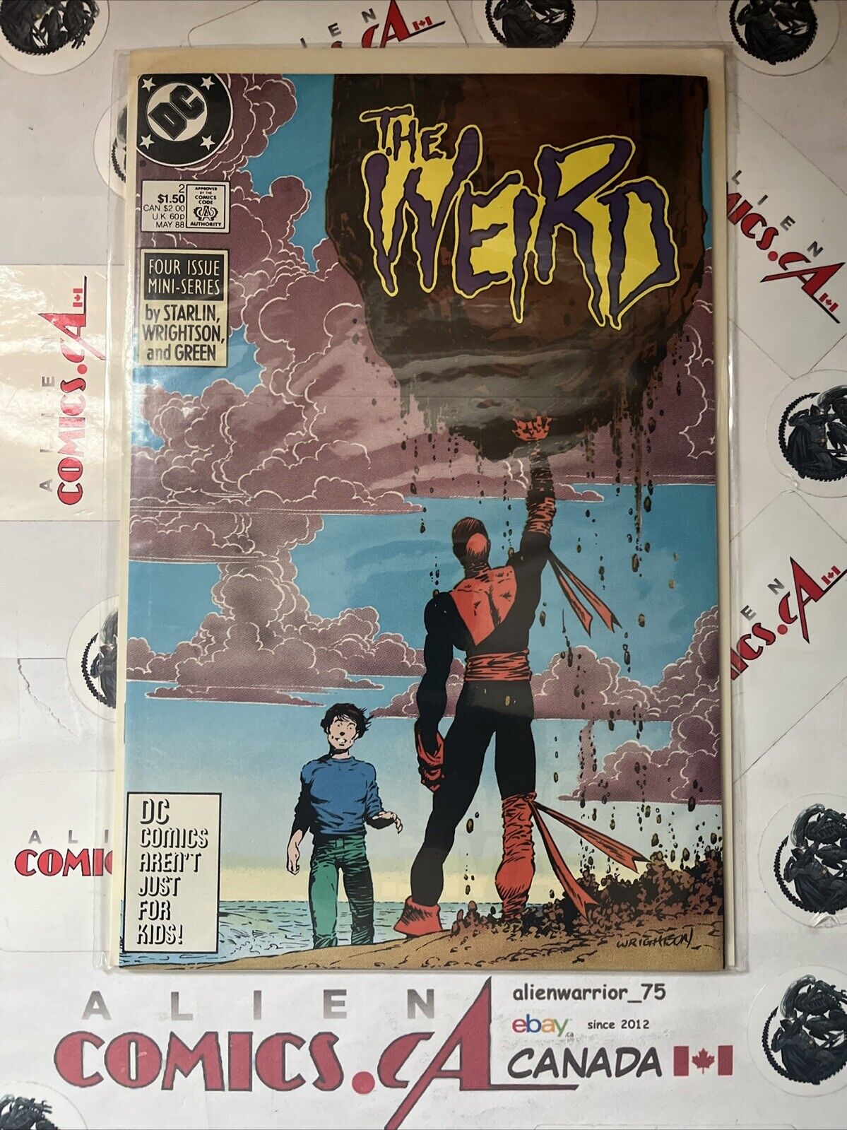 THE WEIRD 1-4 Complete Series DC 1988 DOUBLE COVER! Starlin Wrightson HIGH GRADE