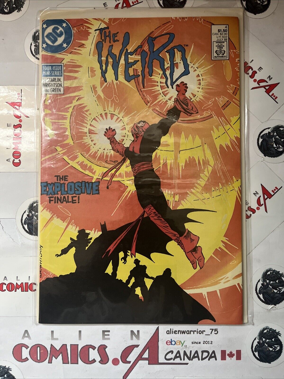 THE WEIRD 1-4 Complete Series DC 1988 DOUBLE COVER! Starlin Wrightson HIGH GRADE