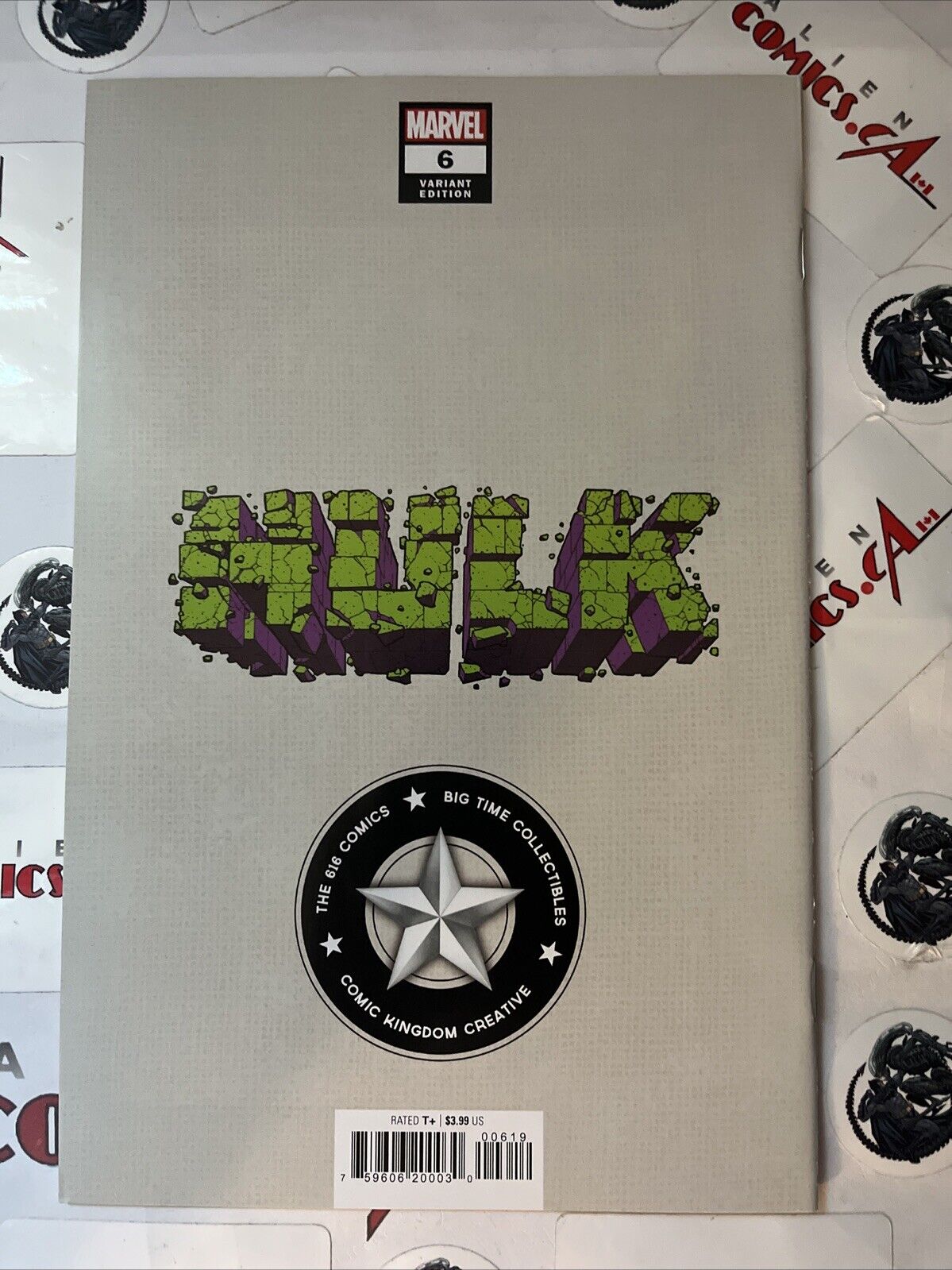 HULK 6 1st app. Titan Skan Exclusive Variant Ltd to 3000 Marvel 2022 HIGH GRADE