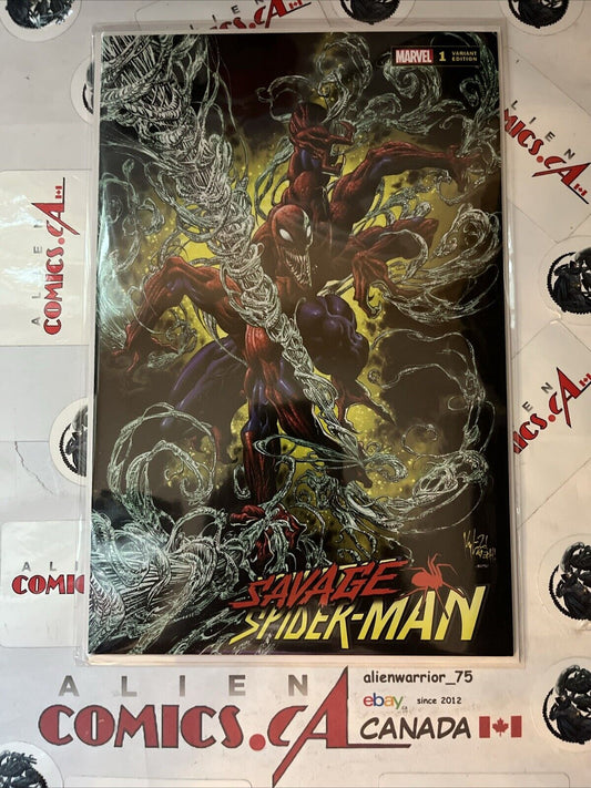 SAVAGE SPIDER-MAN 1 Comic Kingdom Exclusive Hotz Variant Ltd to 3000 HIGH GRADE