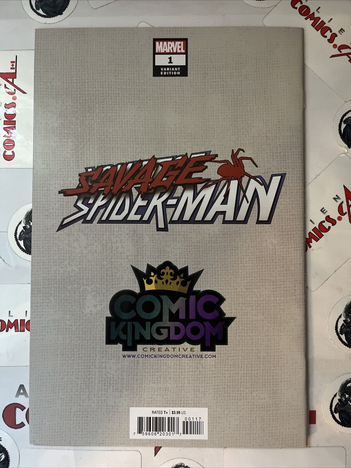 SAVAGE SPIDER-MAN 1 Comic Kingdom Exclusive Hotz Variant Ltd to 3000 HIGH GRADE