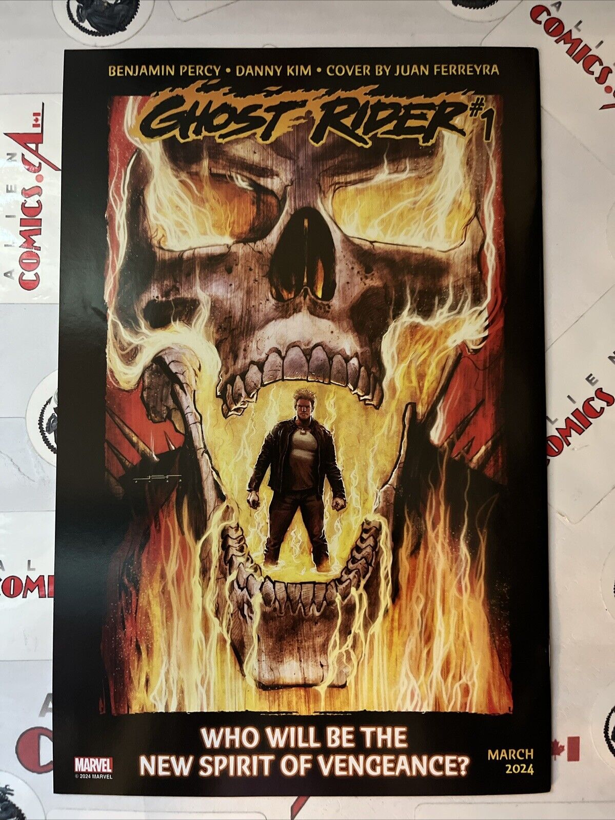 WOLVERINE 41 Clayton Crain Canada Flag π¨π¦ Variant Marvel 2024 HIGH GRADE