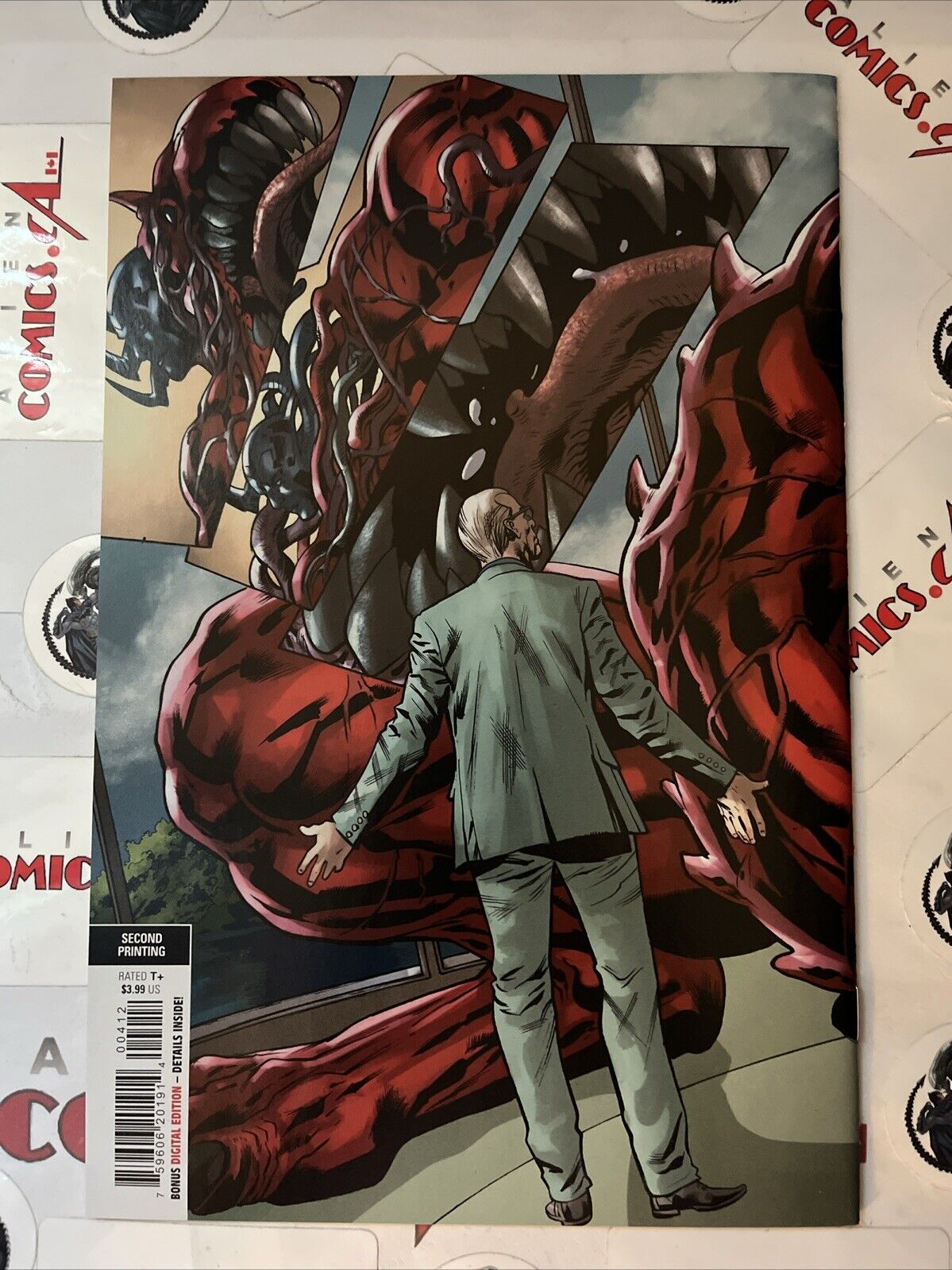 VENOM 4 1st app. Bedlam Marvel 2022 Wraparound Bryan Hitch Variant HIGH GRADE