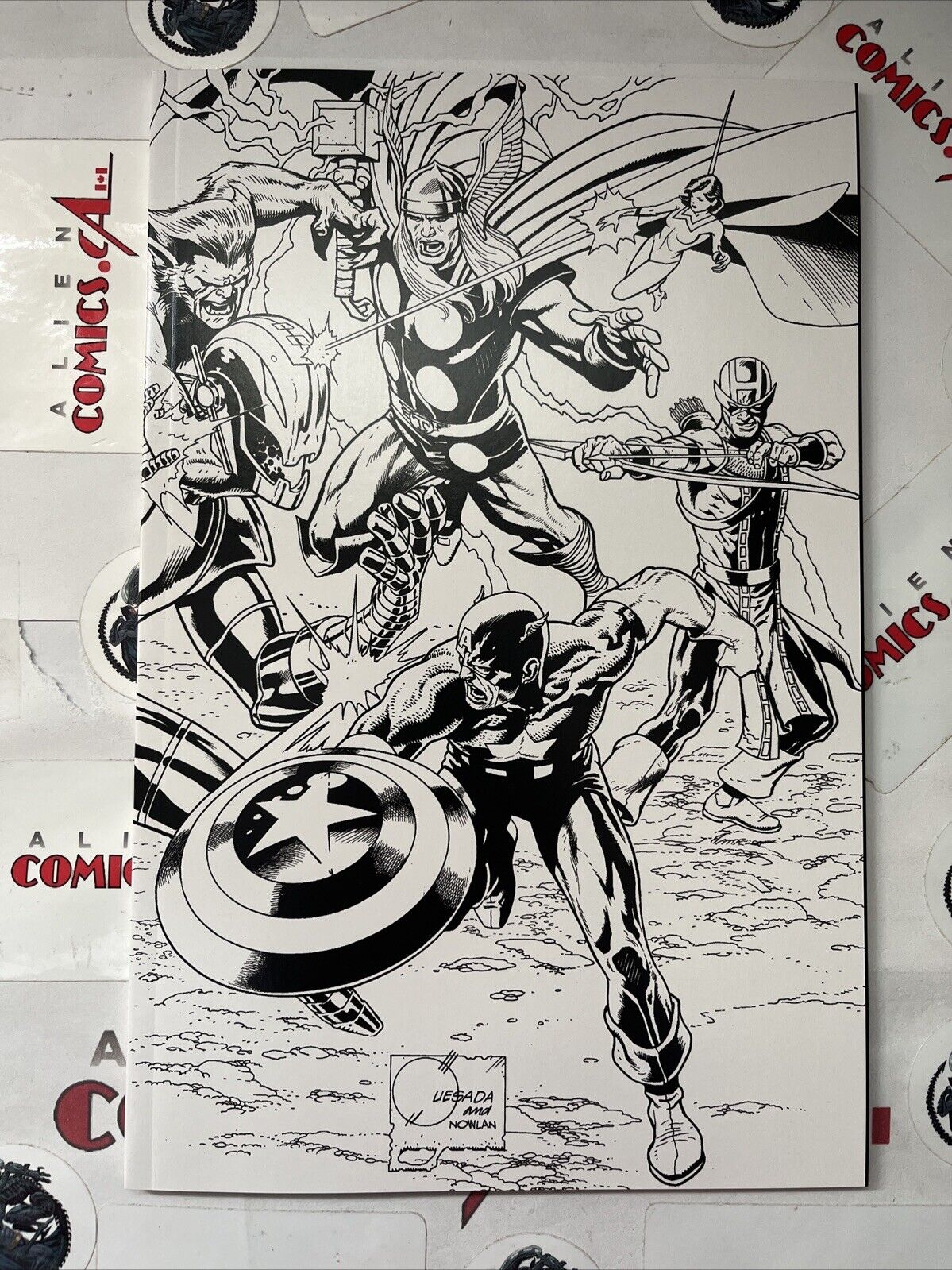 MARVEL COMICS 1000 Joe Quesada 1:500 Sketch Wraparound Variant 2019 HIGH GRADE