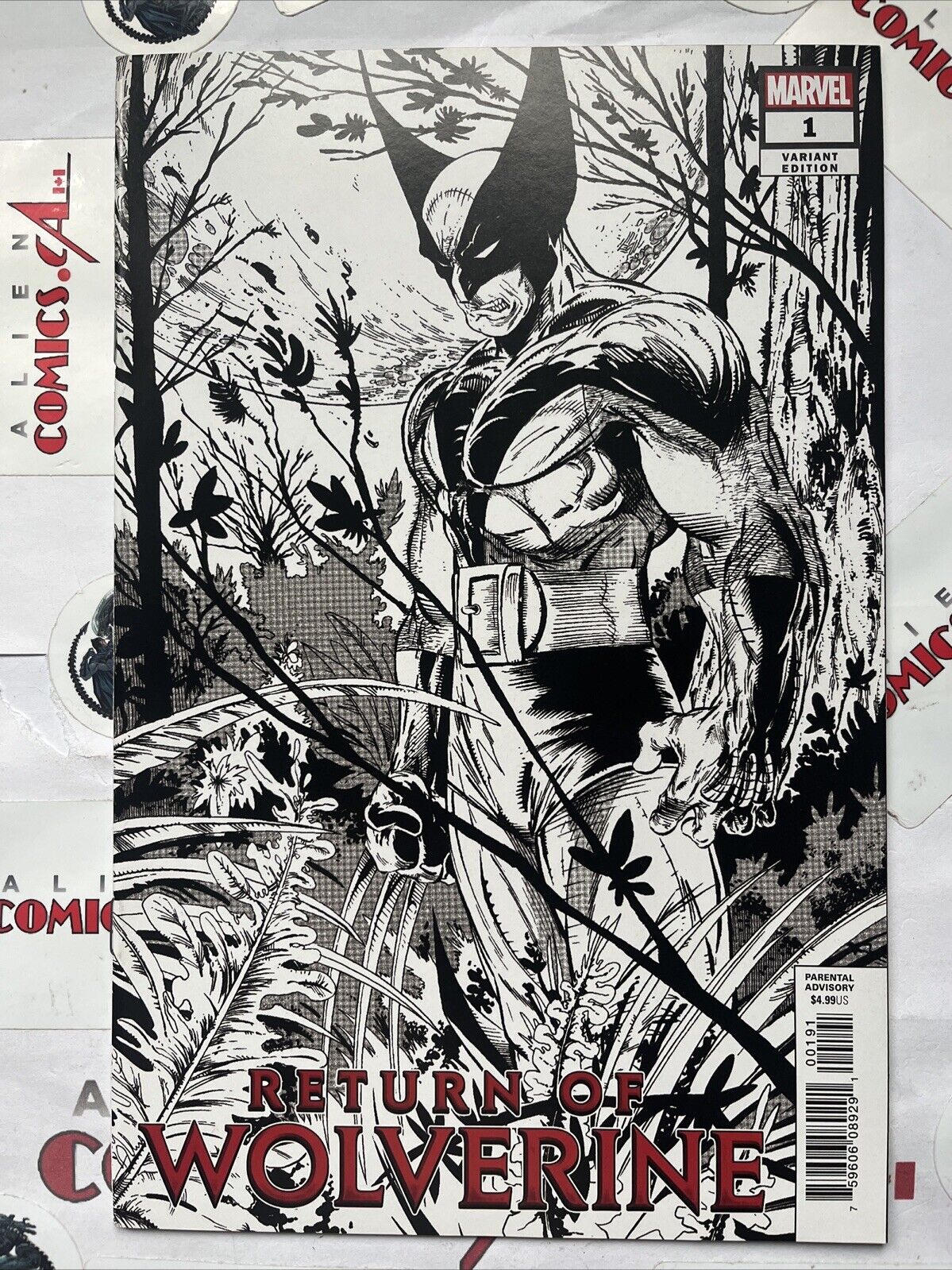 RETURN OF WOLVERINE 1 Todd McFarlane 1:1000 Sketch Variant Scarce HIGH GRADE
