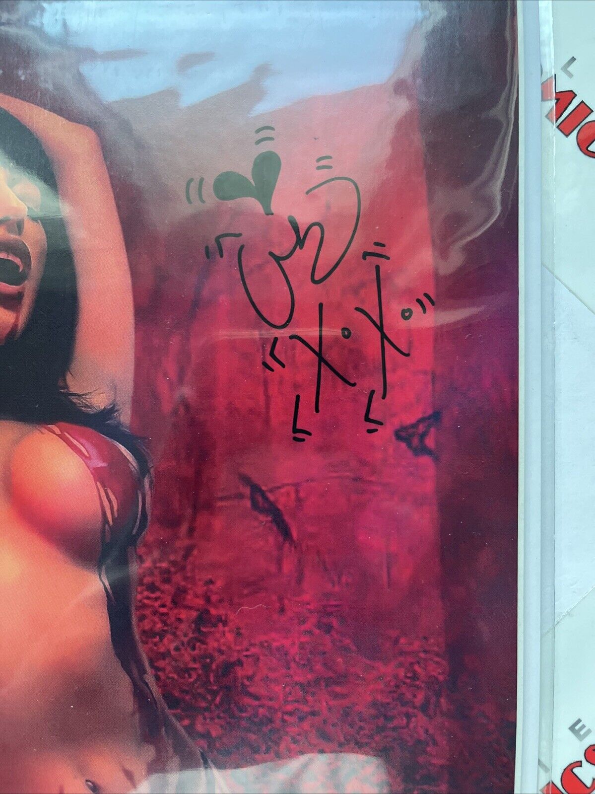 VAMPIRELLA 670 Virgin Variant Signed by Rachie Cosplay Model w/COA HIGH GRADE