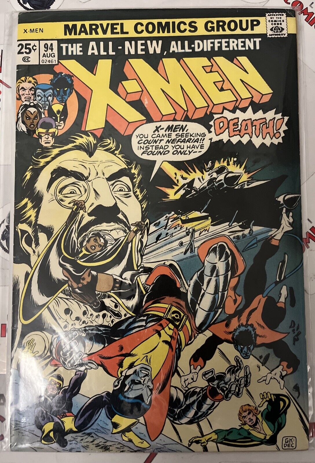X-MEN 94 & 95 New Team Begins Signed Chris Claremont No COA 4th Wolverine KEYS🔑