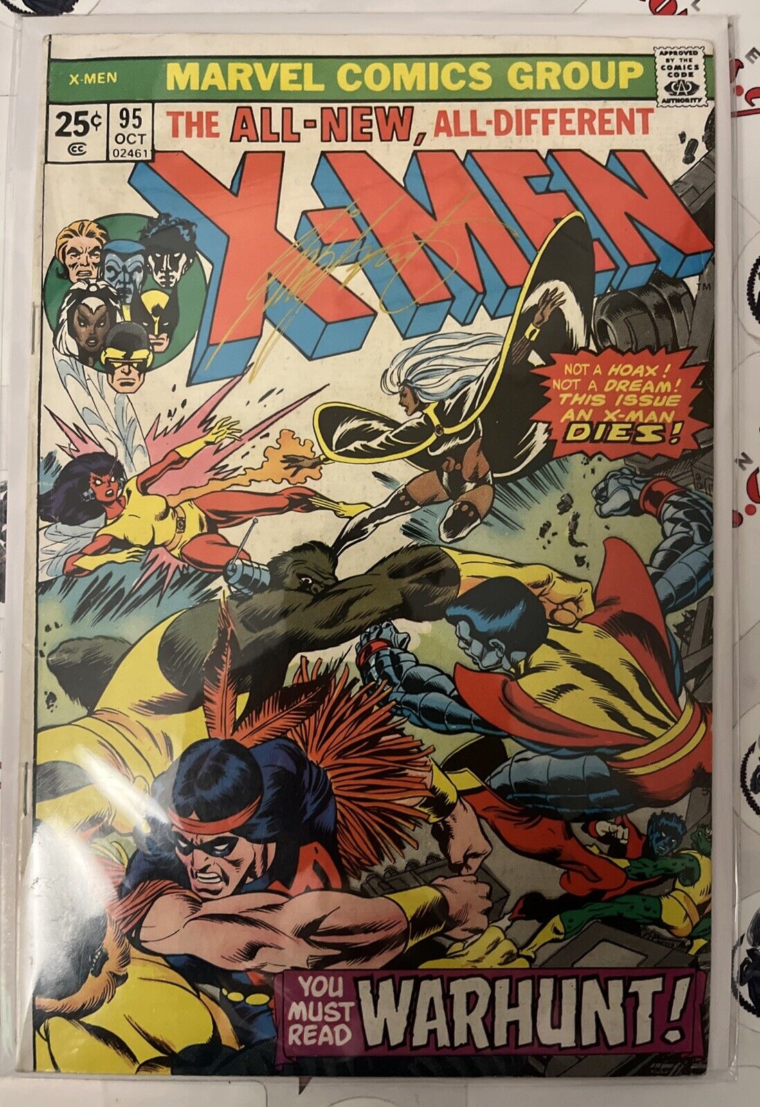X-MEN 94 & 95 New Team Begins Signed Chris Claremont No COA 4th Wolverine KEYS🔑