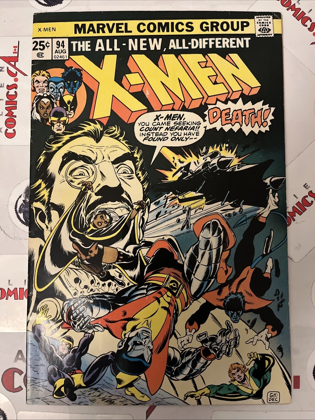 X-MEN 94 & 95 New Team Begins Signed Chris Claremont No COA 4th Wolverine KEYS🔑