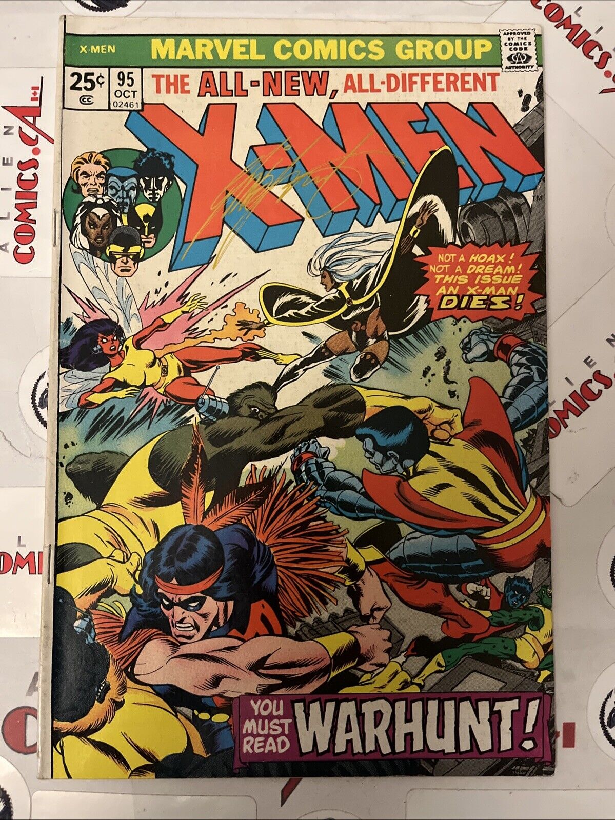 X-MEN 94 & 95 New Team Begins Signed Chris Claremont No COA 4th Wolverine KEYS🔑