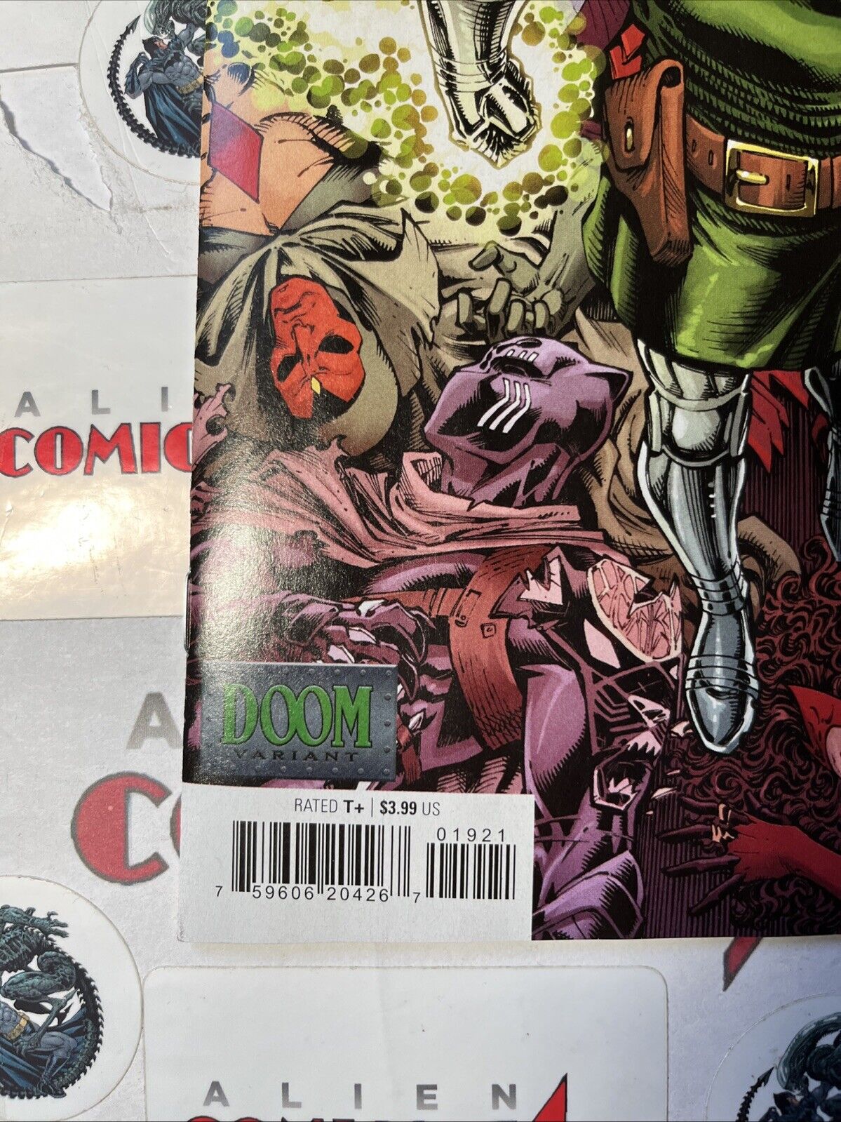 AVENGERS 19 Dr. Doom Variant Marvel 2024 Mfg. ERROR Offset & Miscut HIGH GRADE