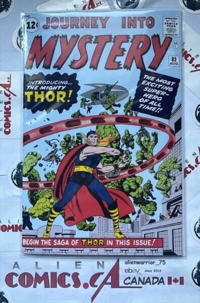 JOURNEY INTO MYSTERY 83 Newsprint Replica Marvel 1962 Extra Aliens HIGH GRADE