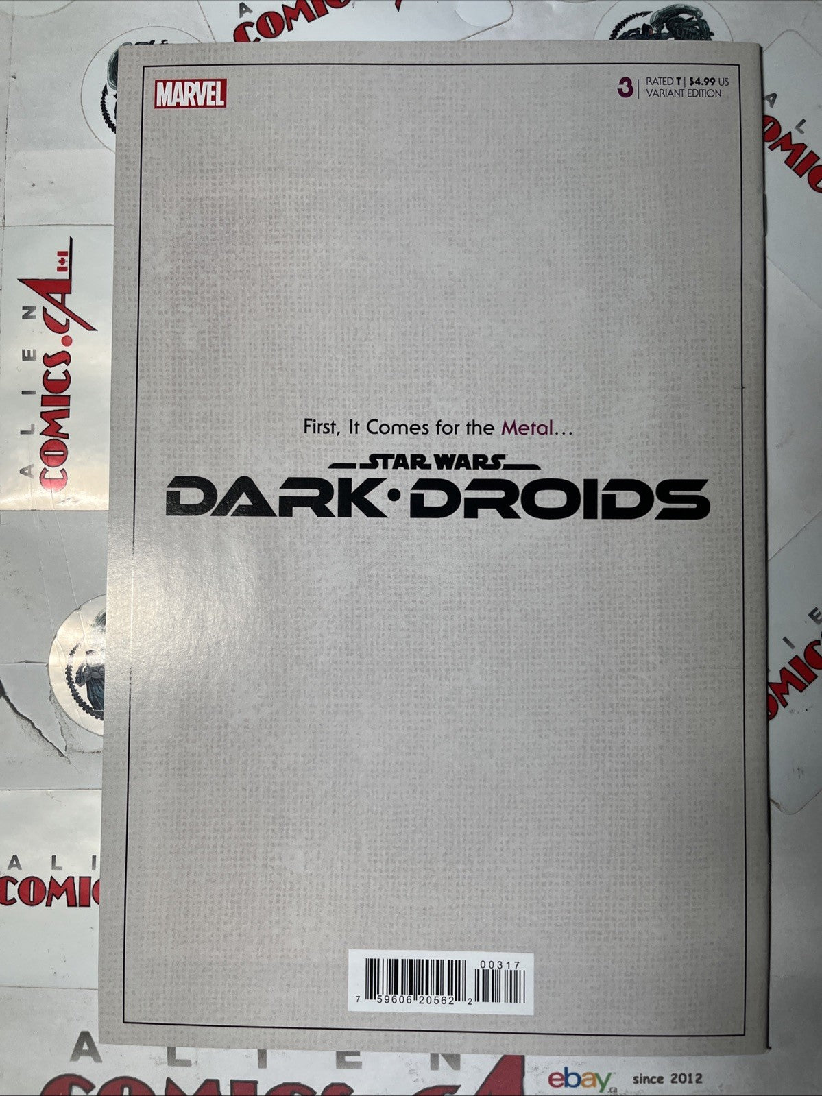 STAR WARS: Dark Droids 5-Book Lot Marvel 2023 1:100 SCOURGE Variants HIGH GRADE