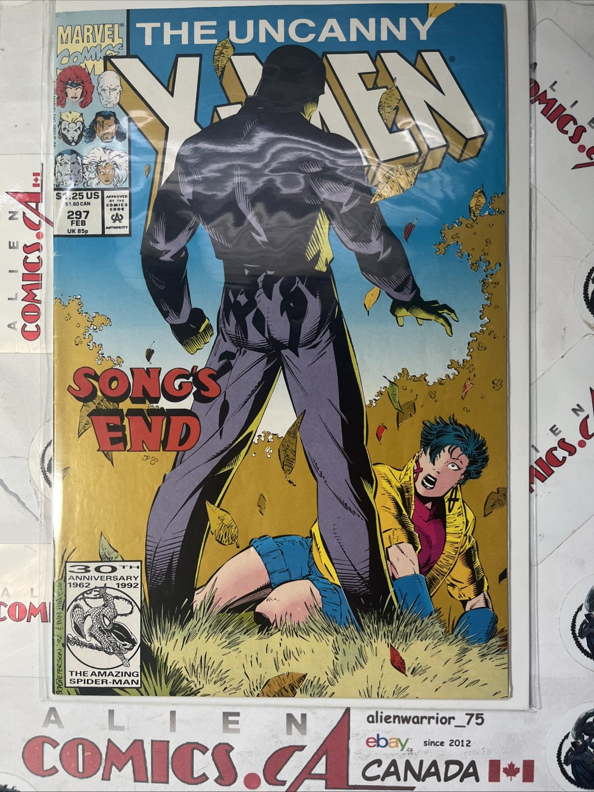 UNCANNY X-MEN 297 Marvel 1993 Song’s End Pressman Red Mail-Away Exclusive SCARCE