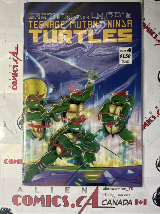 TEENAGE MUTANT NINJA TURTLES 4 Mirage Studios 1987 Wraparound Cover HIGH GRADE