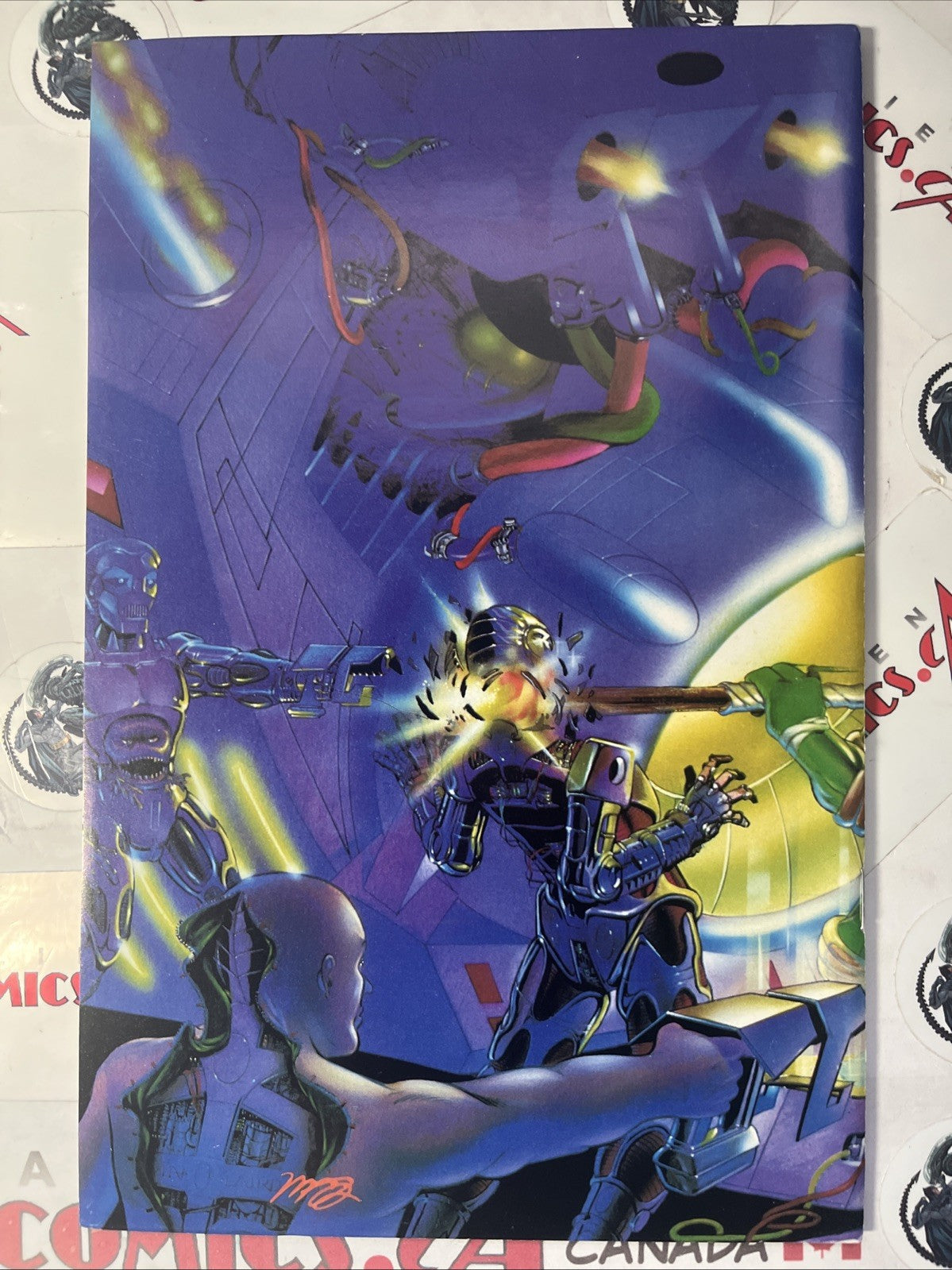 TEENAGE MUTANT NINJA TURTLES 4 Mirage Studios 1987 Wraparound Cover HIGH GRADE