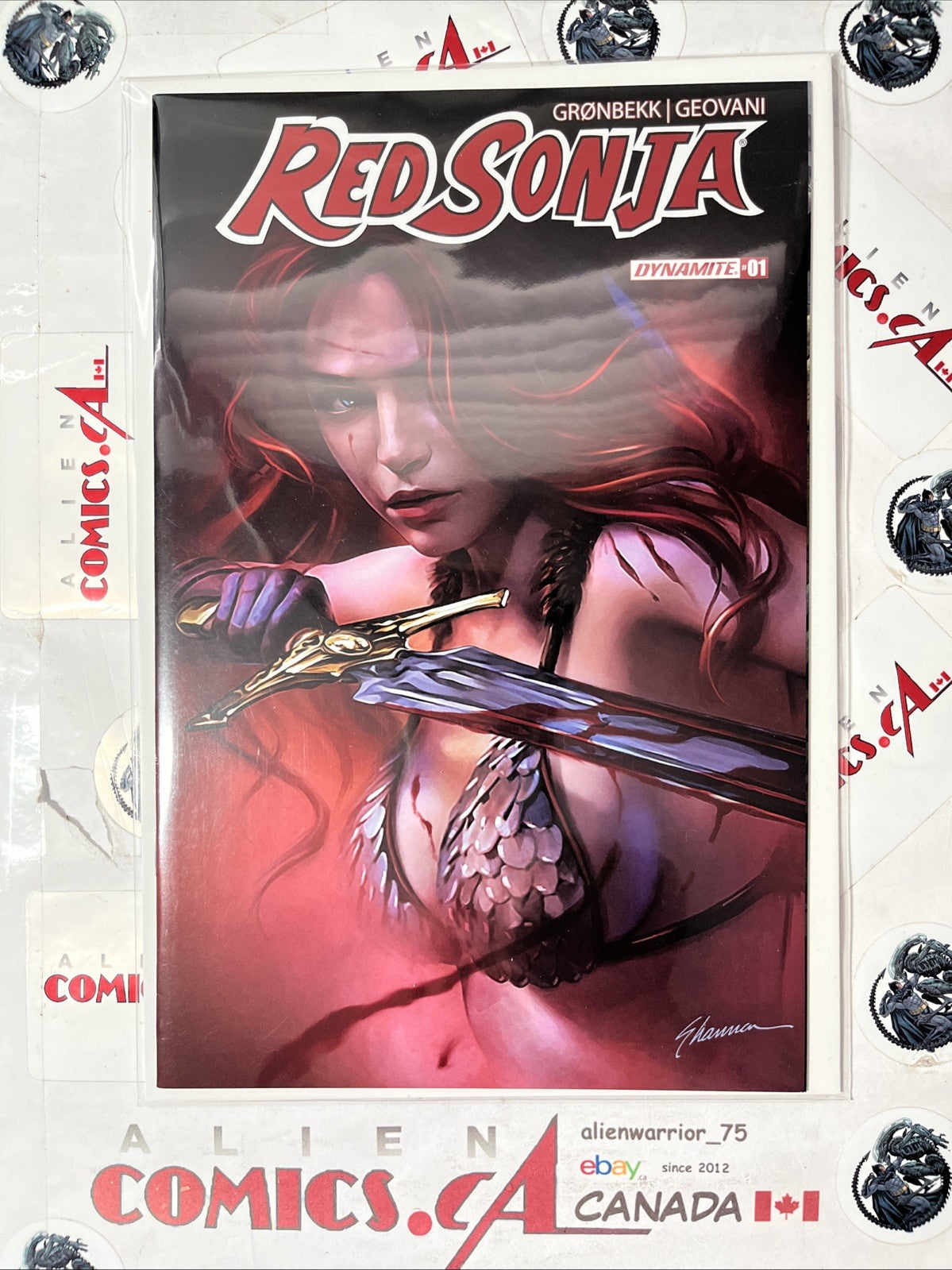 RED SONJA 1 Dynamite Entertainment 2023 1:25 Shannon Maer Variant HIGH GRADE