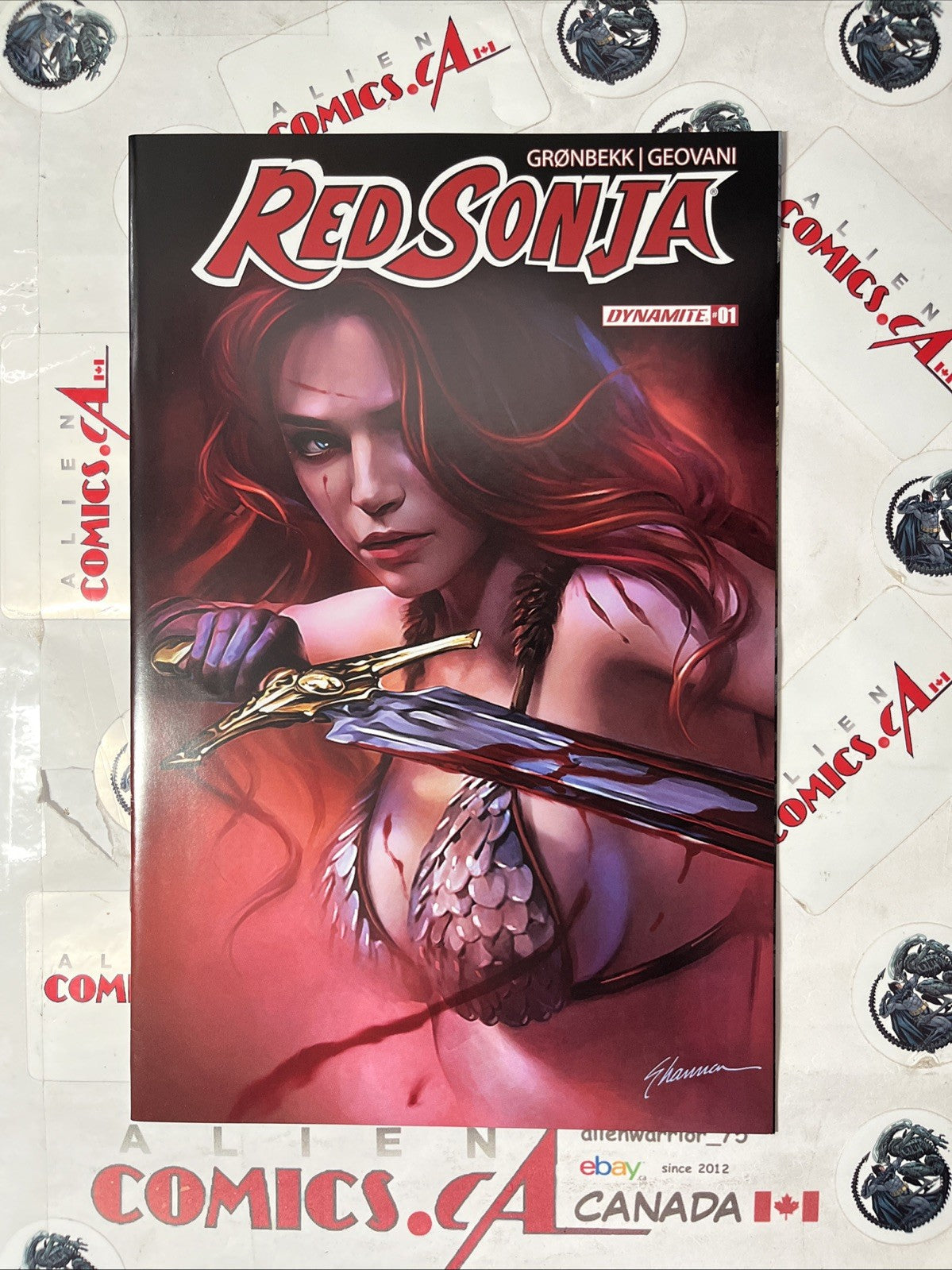 RED SONJA 1 Dynamite Entertainment 2023 1:25 Shannon Maer Variant HIGH GRADE