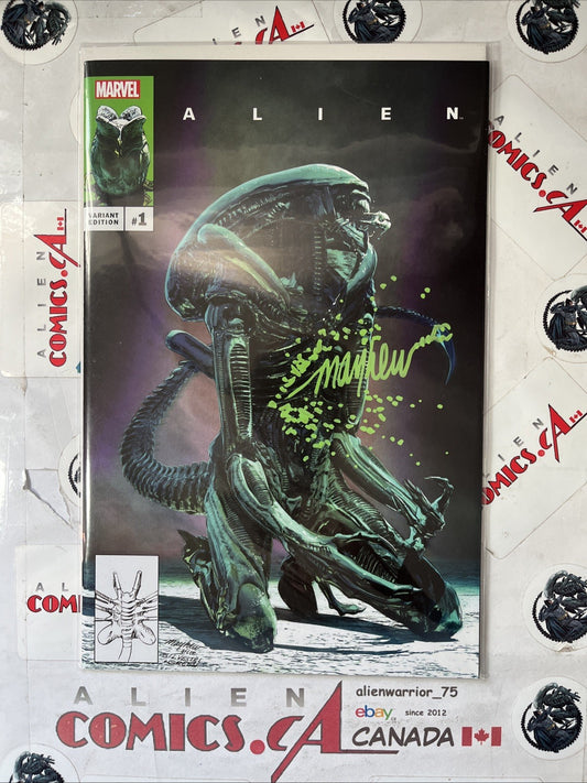 ALIEN 1 Marvel Comics 2021 Mike Mayhew 1-per store Sign/Remark w/COA HIGH GRADE
