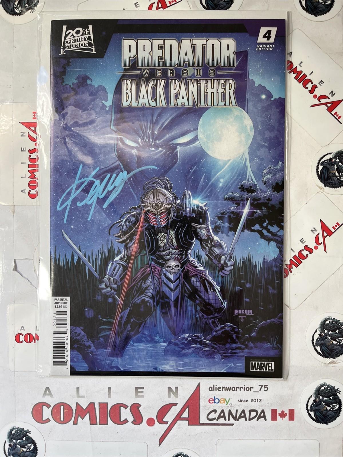 PREDATOR vs. BLACK PANTHER 6-Book Lot Full Series Signed Ken Lashley w/COA RARE