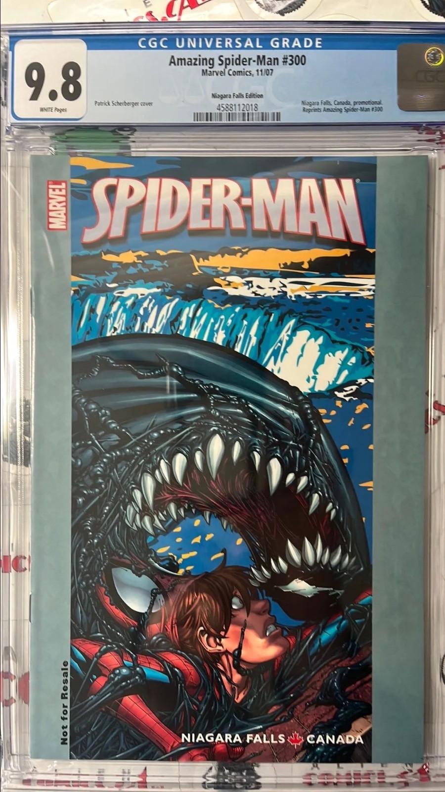 AMAZING SPIDER-MAN 300 Marvel Niagara Falls Variant 1st app Venom CGC 9.8 NM/MT