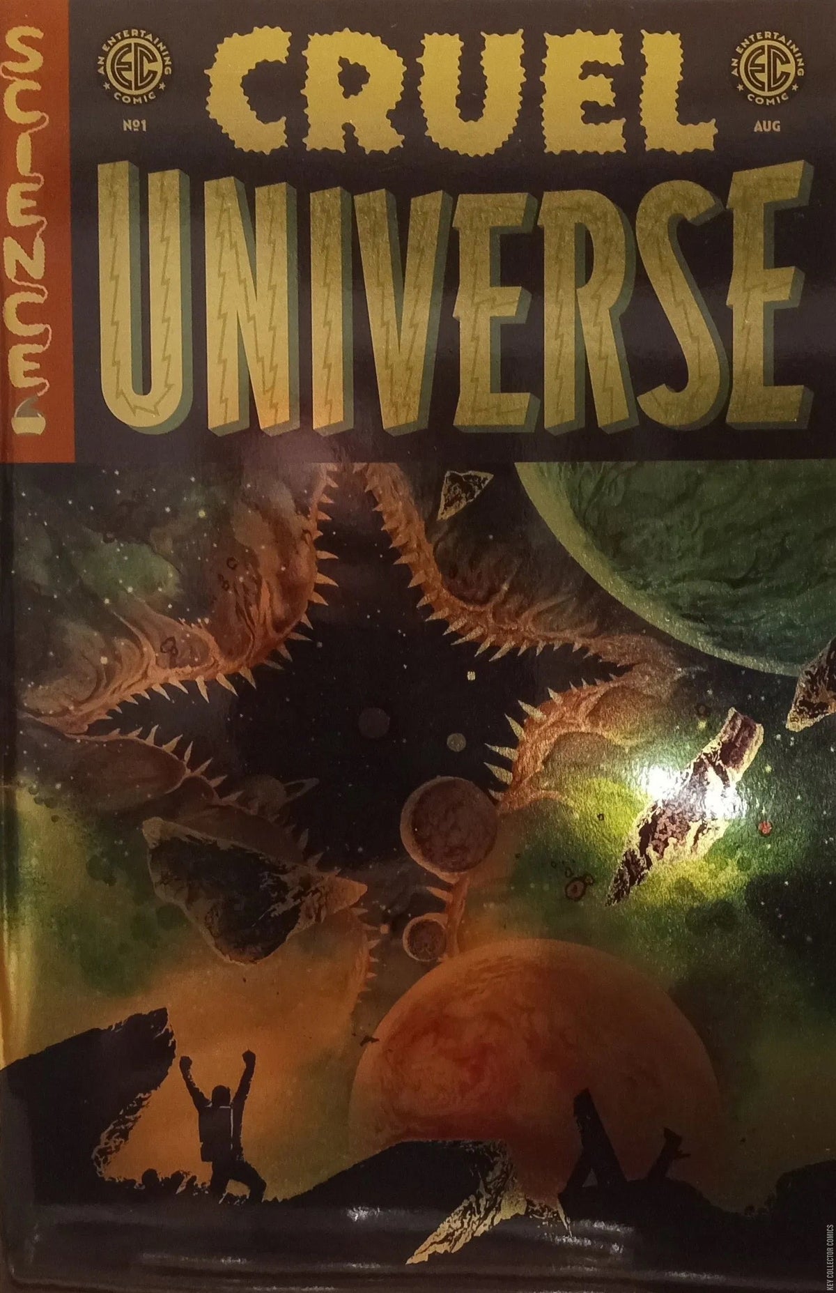 Cruel Universe (#1G EC/Oni Press 2024 J.H. Williams III Gold Foil Variant Planet-Eater Monster NM)