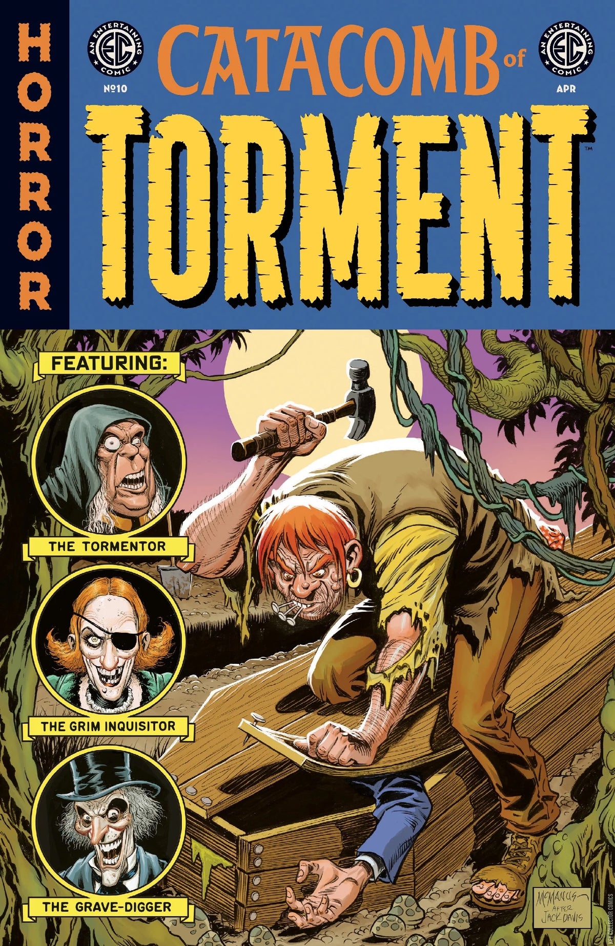 Catacomb of Torment (#10C EC/Oni Press 2026 Shawn McManus 1:10 Variant Hunchback Nailing Coffin Closed NM)