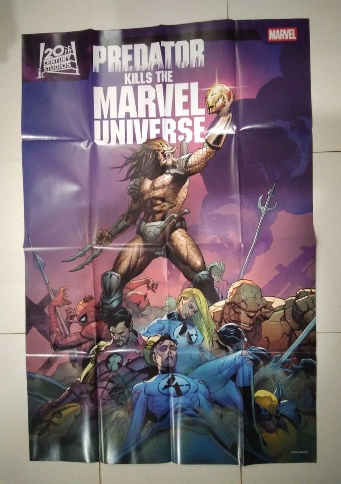 PREDATOR Kills the Marvel Universe (#1 Leinil Francis Yu WALL POSTER 24x36 NM)