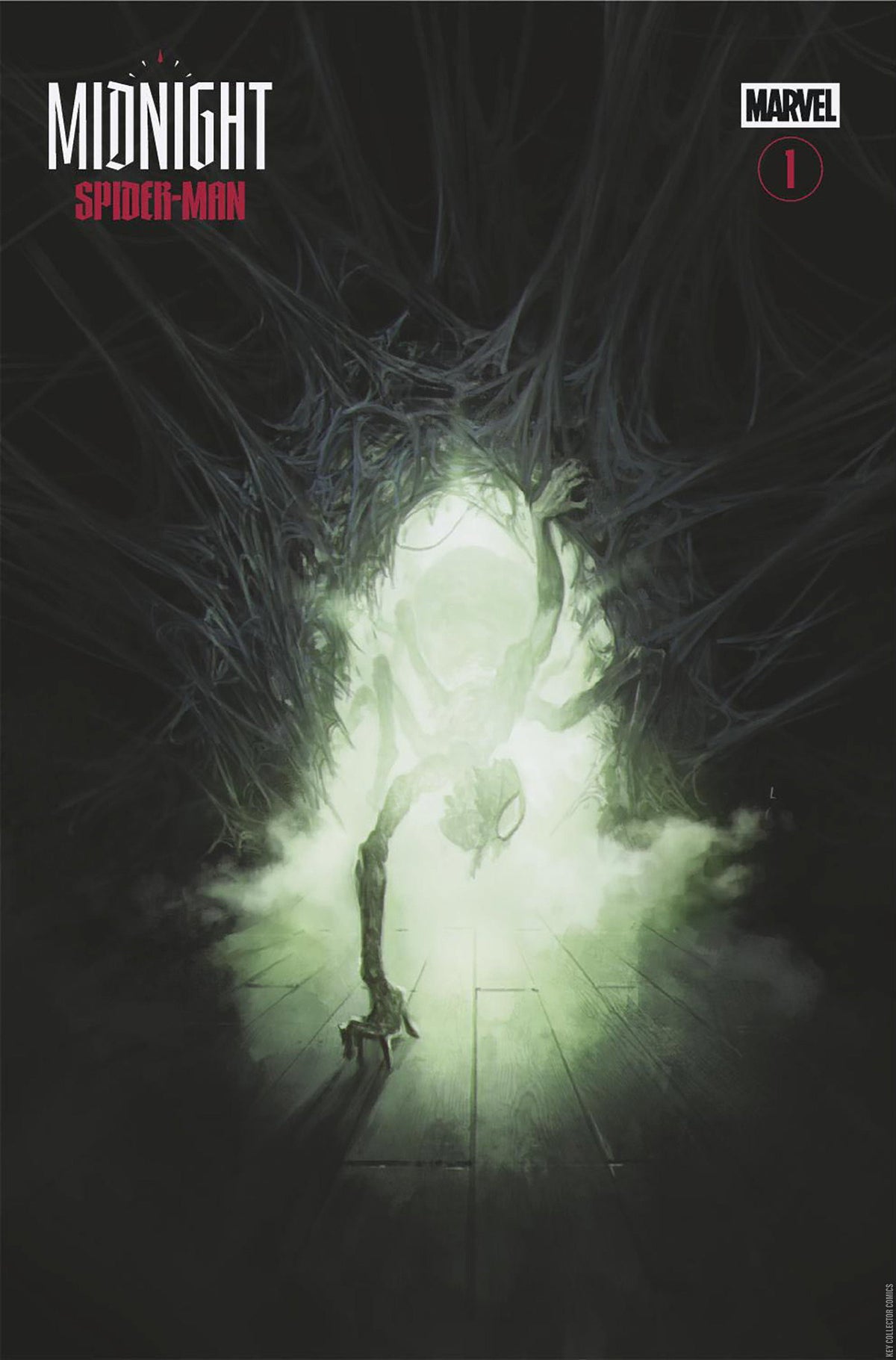 Midnight Spider-man (#1D Marvel 2026 Skan David Cronenberg’s The Fly Movie Poster Homage Variant NM)