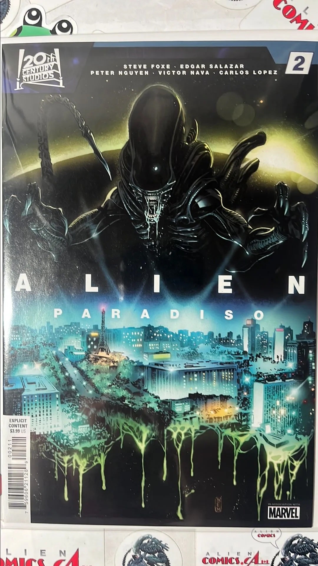 ALIEN: Paradiso (#2 Marvel 2025 Yen Nitro Cover NM)
