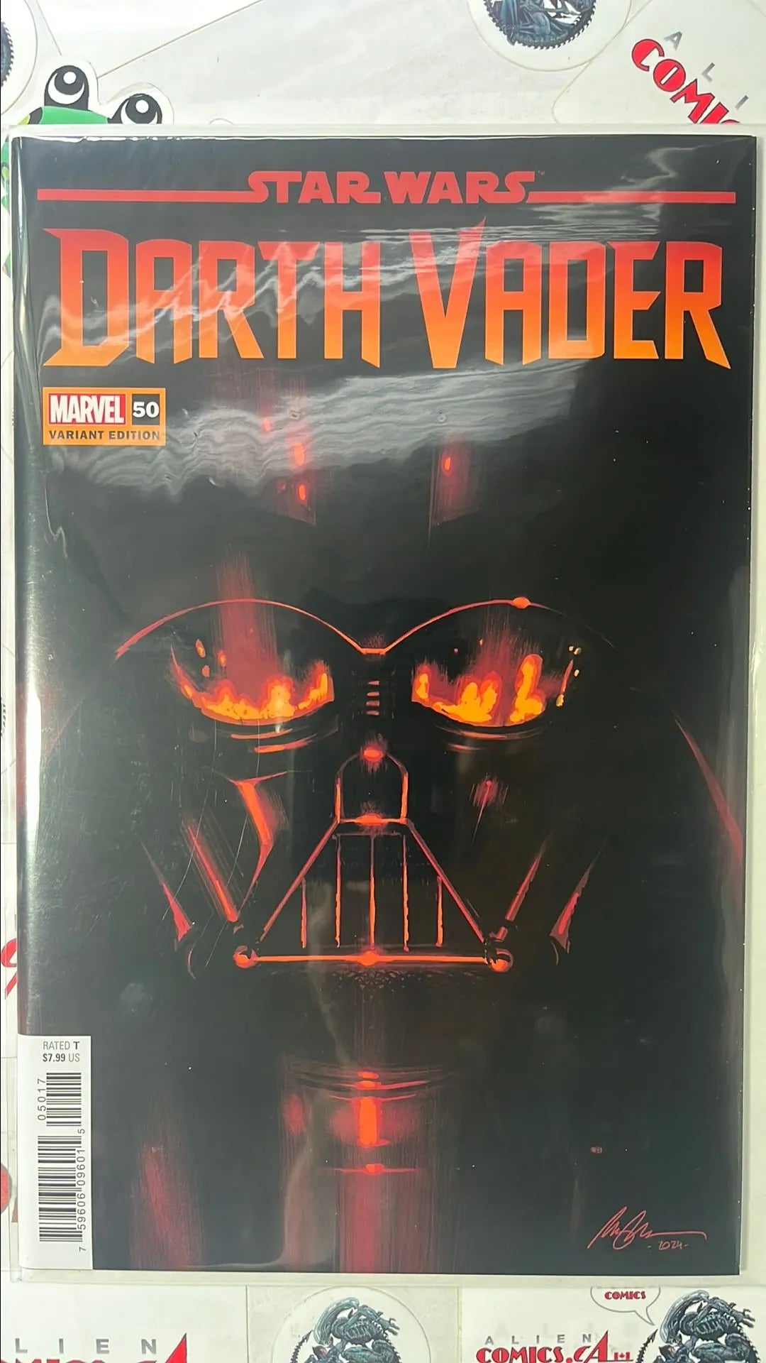 Darth Vader (#50R Marvel 2024 Double-Sized Rafael Albuquerque 1:50 Variant NM)
