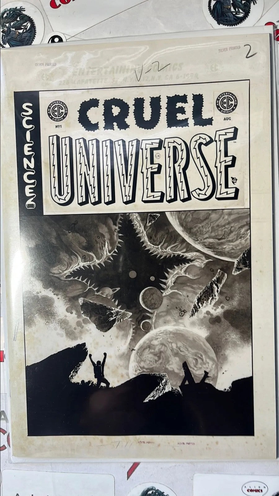 CRUEL UNIVERSE 1G Oni 2024 Williams 1:20 B&W Sketch Retail Incentive HIGH GRADE