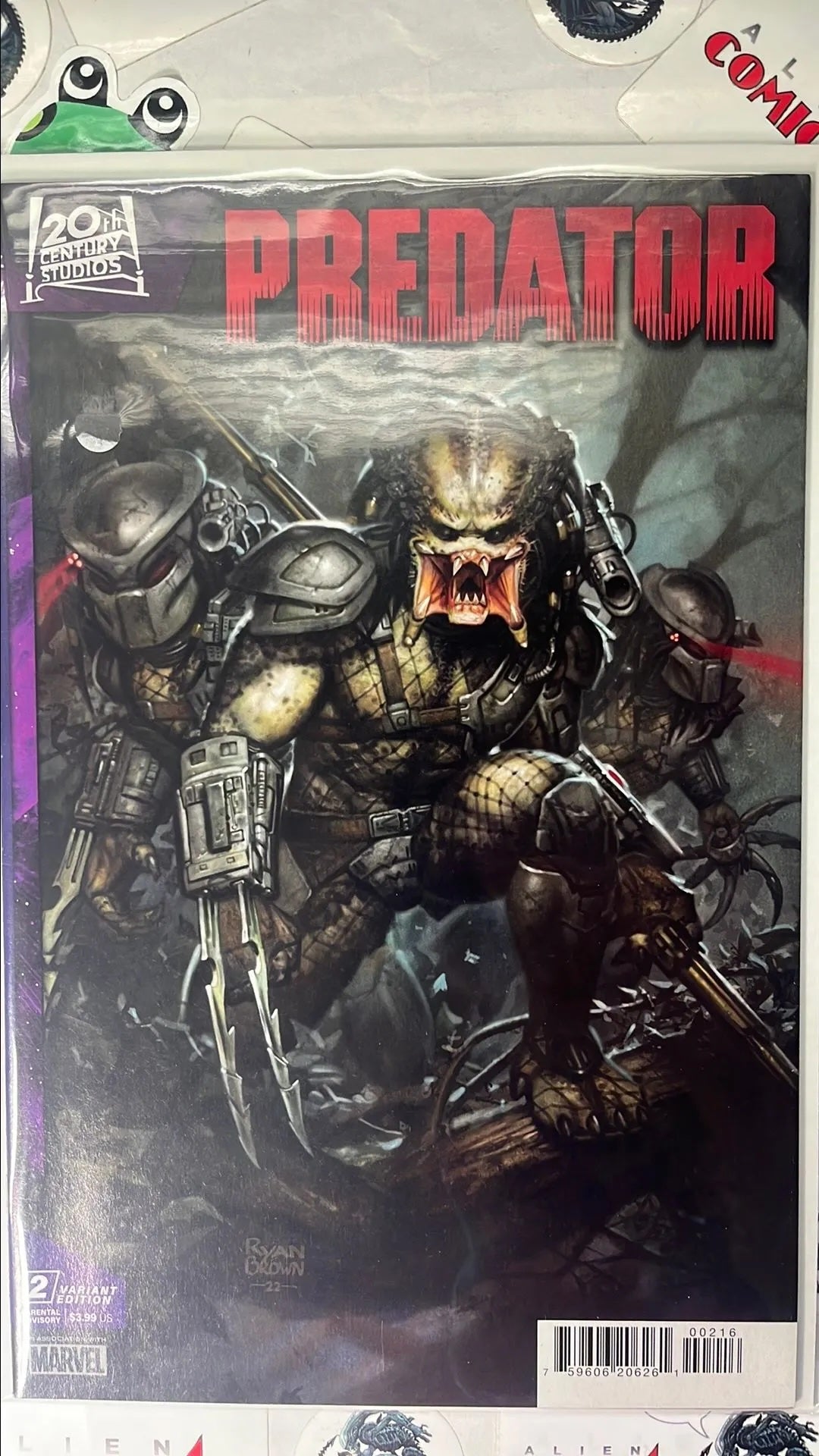 PREDATOR (#2B Marvel 2023 Ryan Brown 1:25 Variant NM)