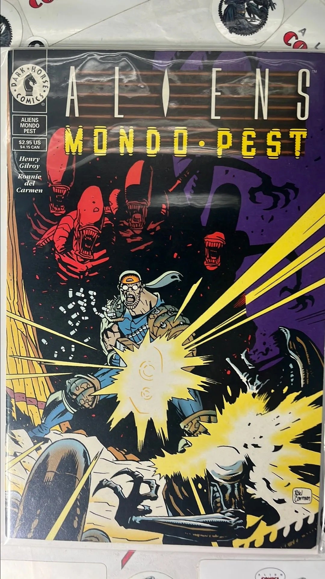 ALIENS: Mondo Pest (One-Shot Dark Horse 1996 Ronnie Del Carmen Cover NM)