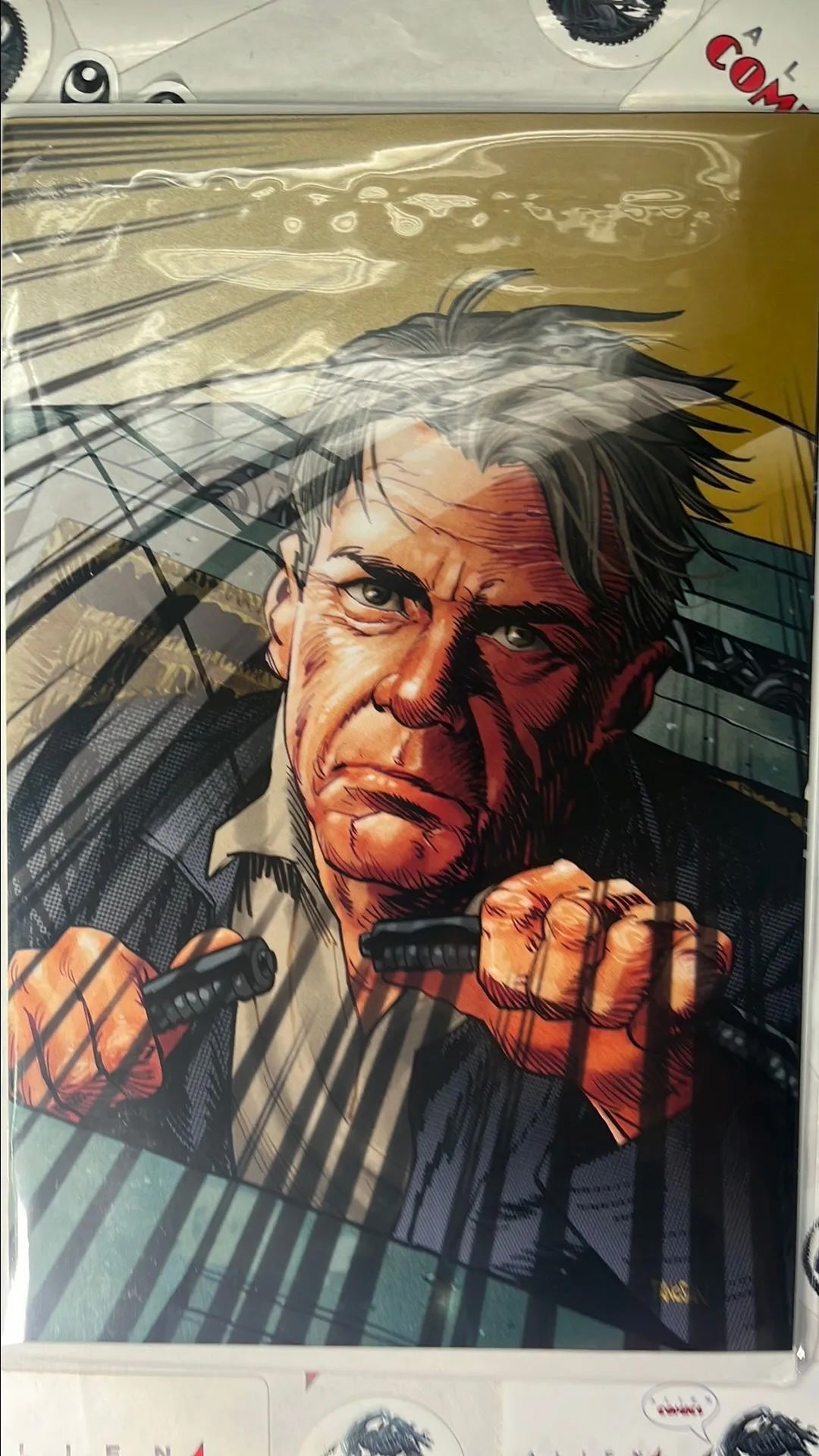 Han Solo: Hunt for the Falcon (#1P Marvel 2025 Dan Panosian 1:50 Virgin Variant NM)
