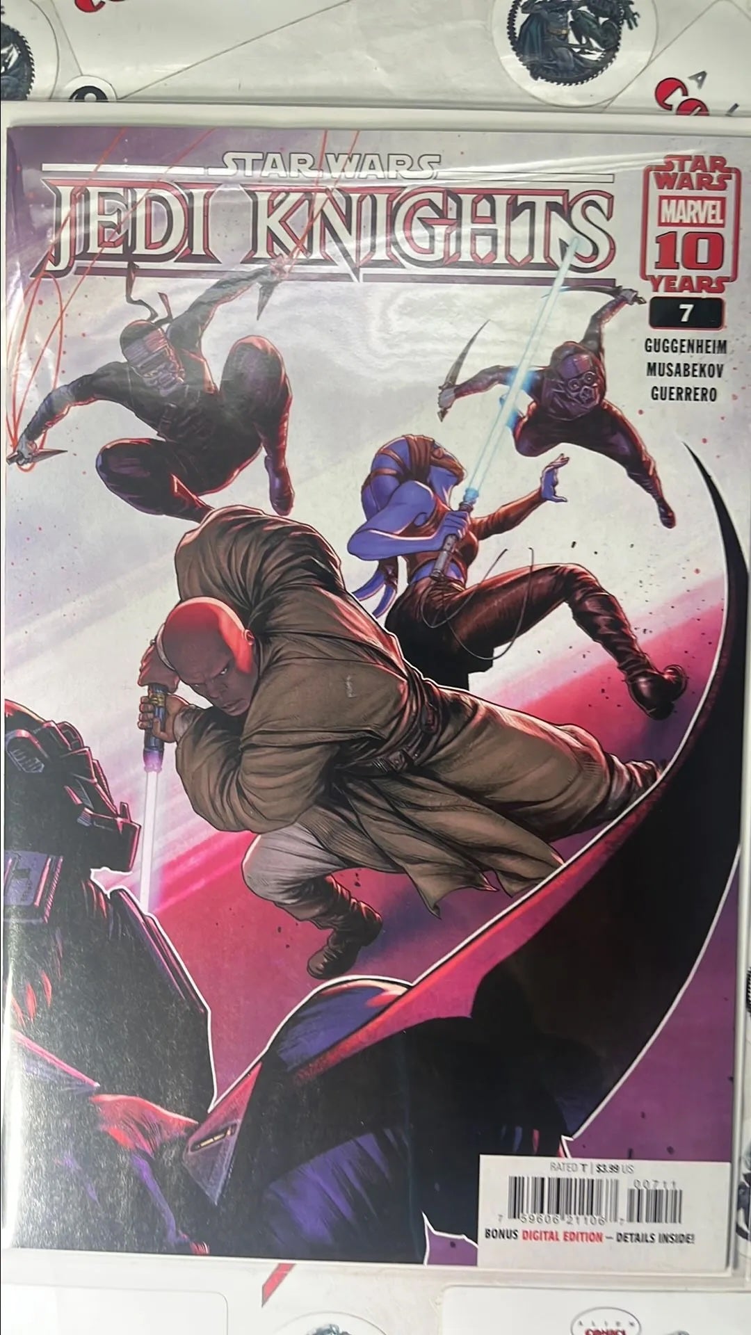 Jedi Knights (#7 Marvel 2025 Madibek Musabekov Cover Mace Windu & Aayla Secura NM)