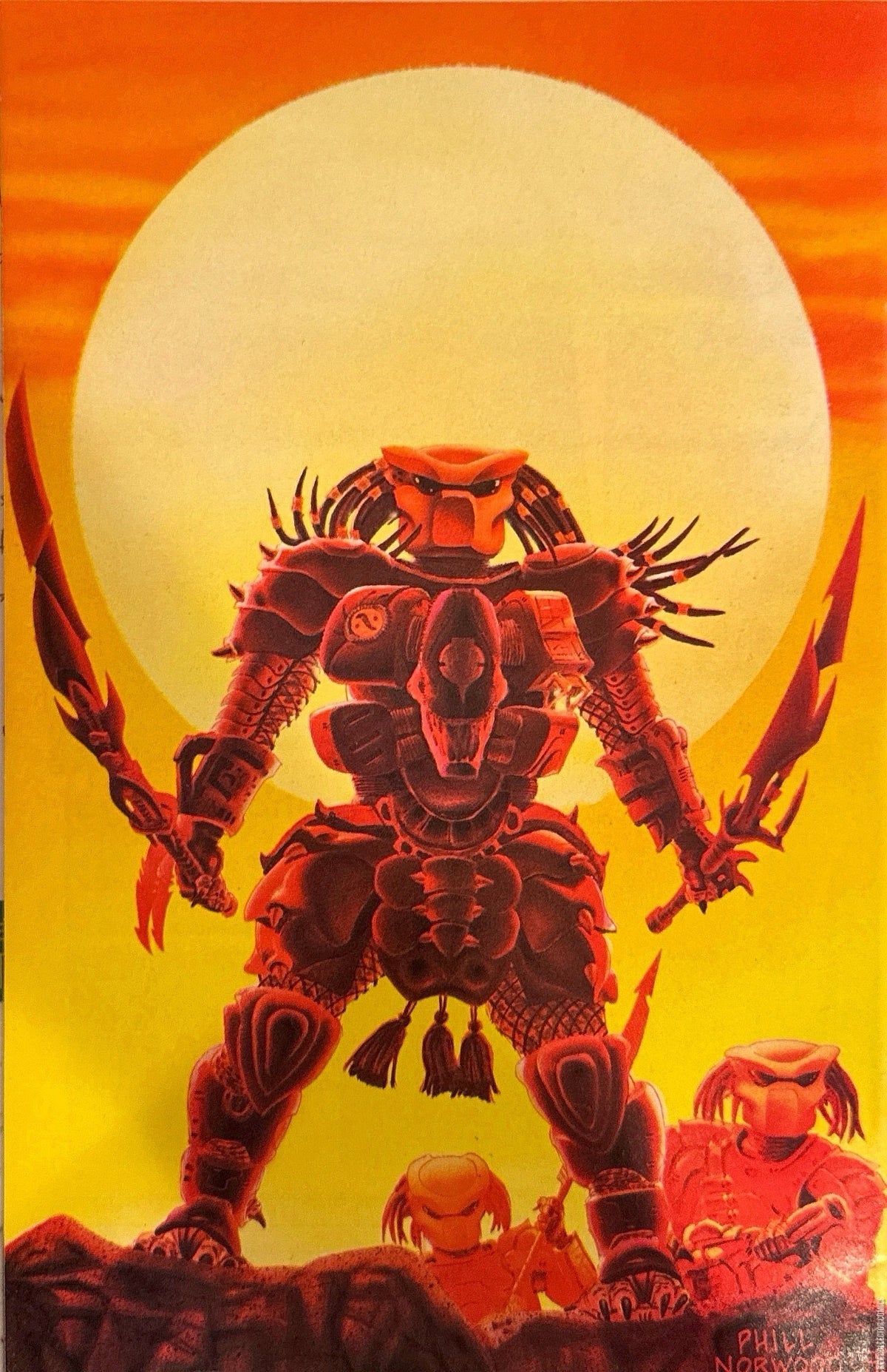 ALIENS vs. PREDATOR (#1 Dark Horse 1993 Volume 1 Phil Norwood Cover 1st Aliens vs. Predator Standalone Series FN/VF)