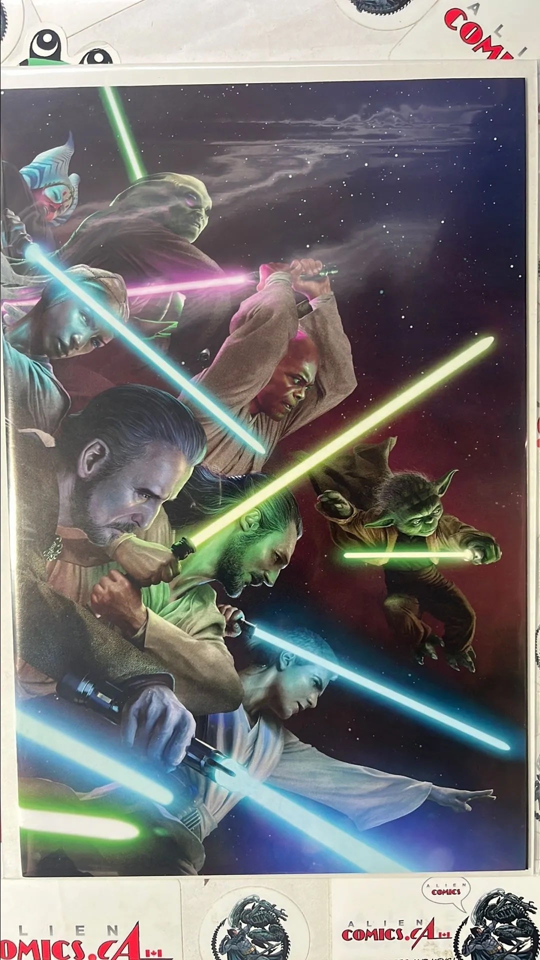 Jedi Knights (#1 Marvel 2025 2nd printing Rahzzah Wraparound Cover 1:25 Virgin Variant NM)