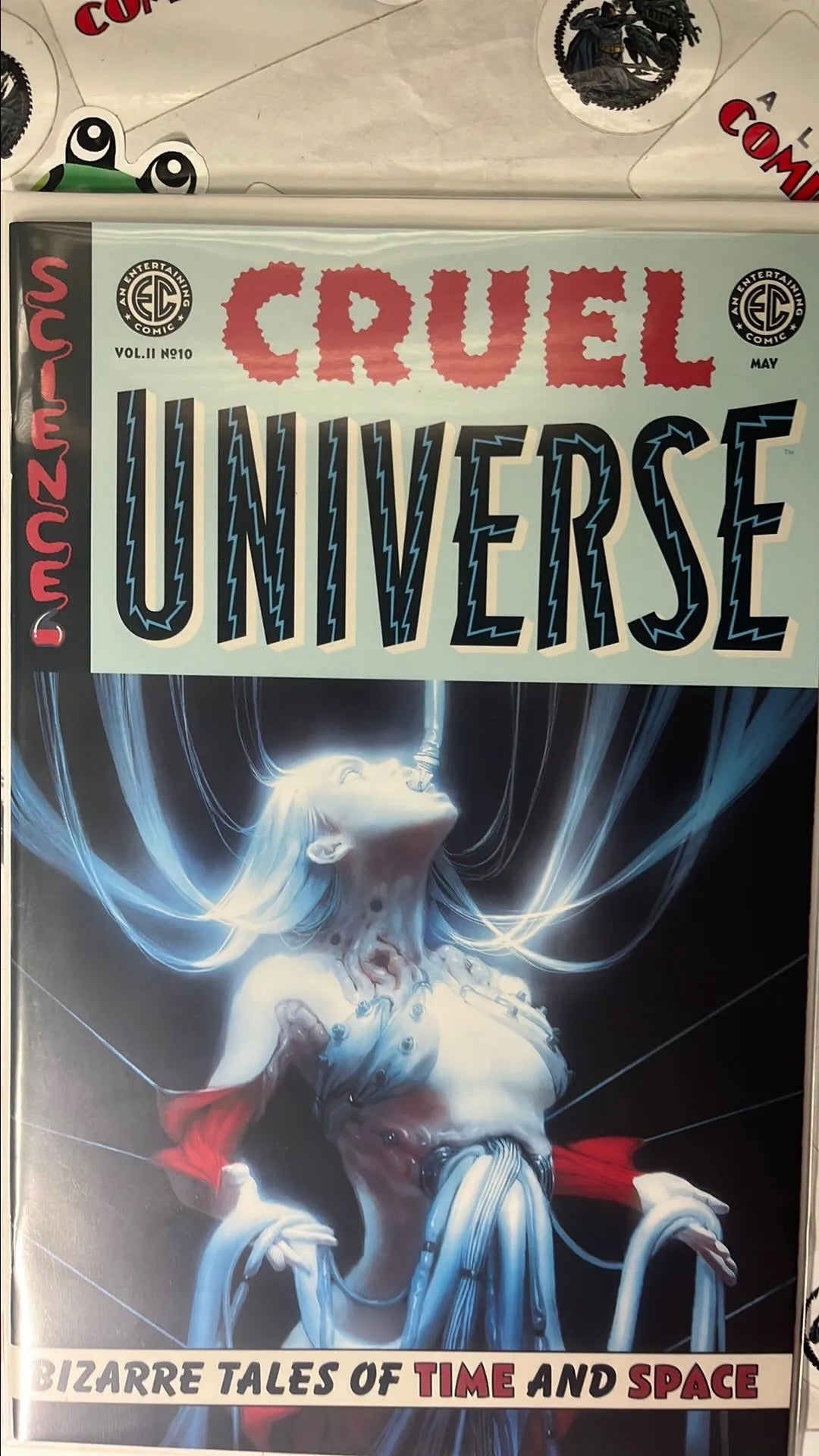 Cruel Universe (#10 EC/Oni Press 2026 Miguel Mercado Cover Lady Droid Connected to Matrix NM)